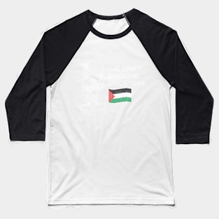 Palestine Handhala We Can't Breathe Since 1948 Palestinians Right of Return - wht Baseball T-Shirt